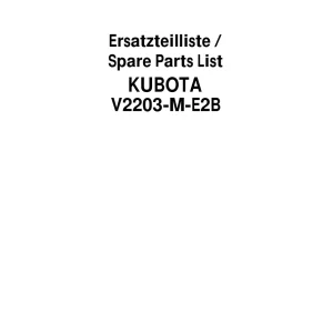 Schaffer V2203 M E2B Parts Manual