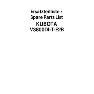 Schaffer V3800Di T E2B Eu Z4 Parts Manual