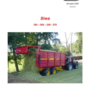 Schuitemaker Siwa 180 200 240 370 2009 Parts Manual