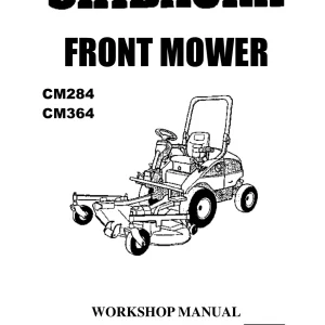 Shibaura Cm284 Cm364 J843 N843L Service Manual