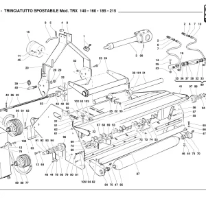 Sicma Trinciatrice Spostabile Trx140 160 185 215 Parts Manual