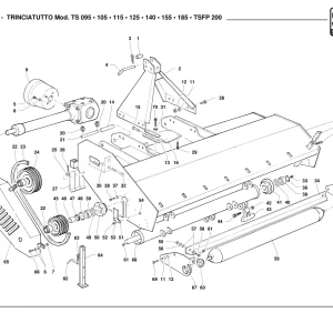 Sicma Trinciatutto Ts095 105 115 125 140 155 185 Tsfp200 Parts Manual