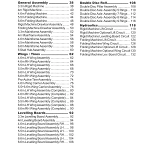 Simba Cultipress 330 660 Parts Manual