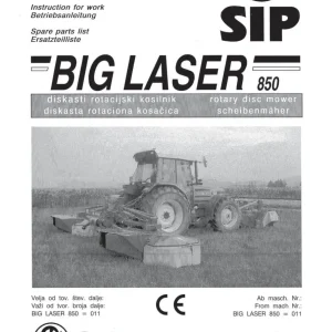 SIP Big 850 Parts Manual