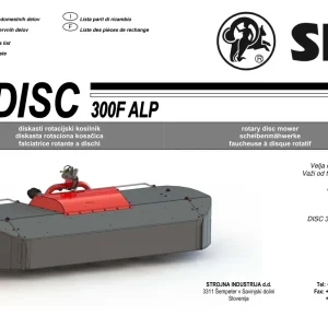 SIP Disc 300F Parts Manual