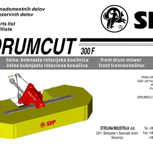 SIP Drumcut 300F Parts Manual