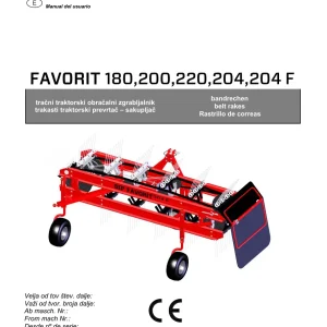 SIP Favorit 180 200 220 204 204 F Parts Manual