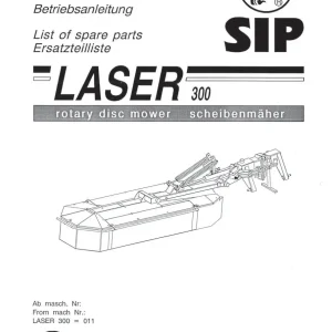 SIP 300 Parts Manual