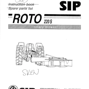 SIP Roto 220S Parts Manual