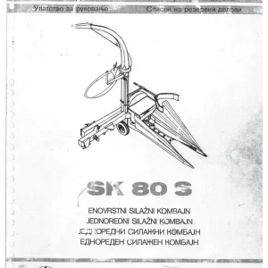 SIP Sk 80S Parts Manual