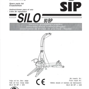 SIP 80Bp Parts Manual