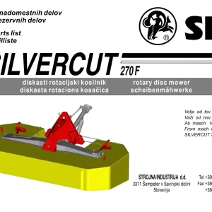 SIP Silvercut 270F Parts Manual