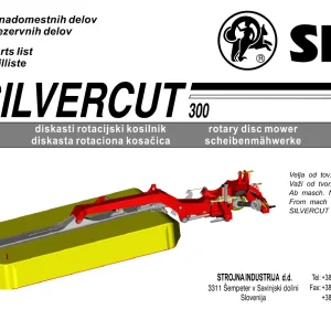 SIP Silvercut 300 Parts Manual