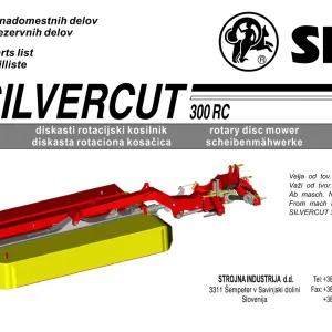 SIP Silvercut 300Rc Parts Manual