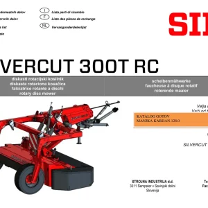 SIP Silvercut 300T Parts Manual