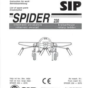 SIP 230 Parts Manual