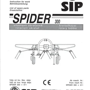 SIP 300 Parts Manual