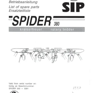 SIP 380 Parts Manual