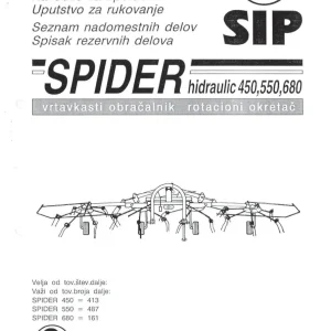 SIP 450 550 680 Parts Manual