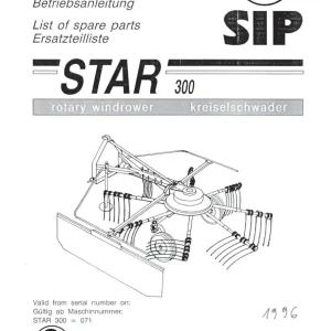 SIP 300 Parts Manual