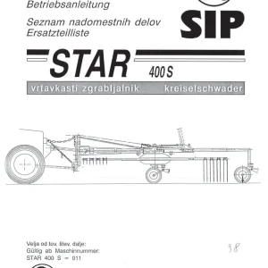 SIP 400S Parts Manual