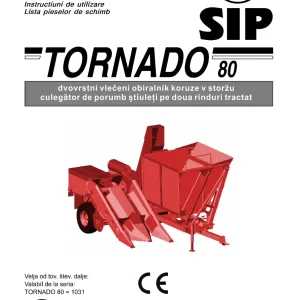 SIP Tornado 80 Parts Manual