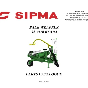 Sipma Os7510 Klara 2011 Parts Manual