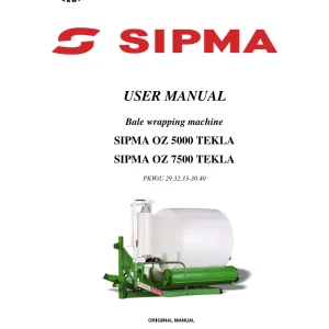 Sipma Oz5000 Oz7500 Tekla 2014 Operators Manual