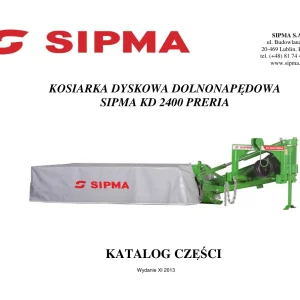 Sipma Kd 2400 Preria 2013 Parts Manual