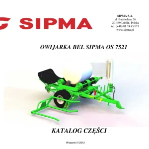 Sipma Os7510 2012 Parts Manual
