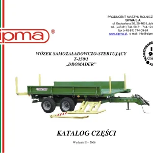 Sipma T150 Dromader 2006 Parts Manual