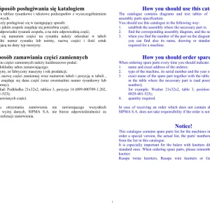 Sipma Z224 Parts Manual