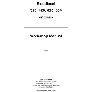Sisu 320 420 620 634 Service Manual