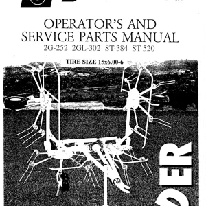 Sitrex 2G 252 2Gl 302 St384 St520 & Parts Manual