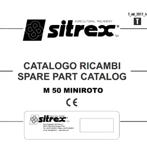 Sitrex M50 Pm & Parts Manual