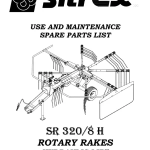 Sitrex Sr320 8H & 2011 Parts Manual