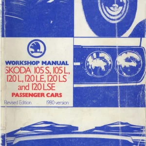 Skoda 105S 105L 120L 120Le 120Ls 120Lse 1980 Service Manual