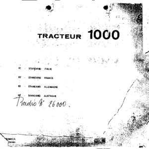 Someca 1000 Parts Manual