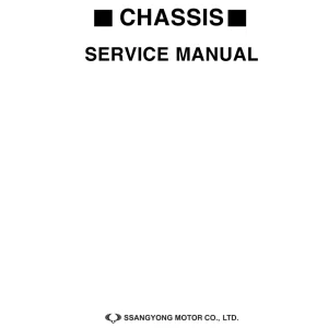 SsangYong Rexton Service Manual
