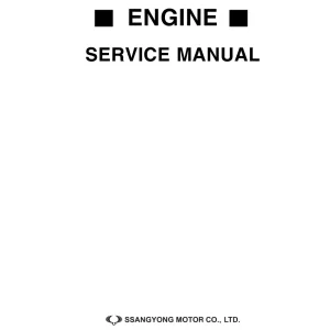 SsangYong Rexton Service Manual