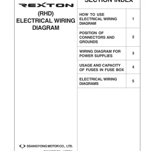 SsangYong Rexton Service Manual