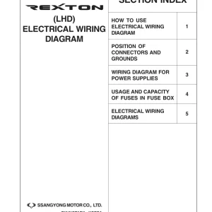 SsangYong Rexton Service Manual