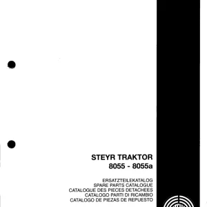 Steyr 8055 8055A Parts Manual