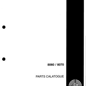 Steyr 8060 8070 Parts Manual