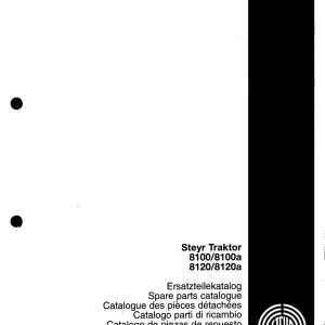 Steyr 8100 8100A Parts Manual