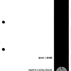Steyr 8141 8160 Parts Manual