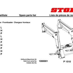Stoll Fc 250 350 450 550 L H P 2013 Parts Manual