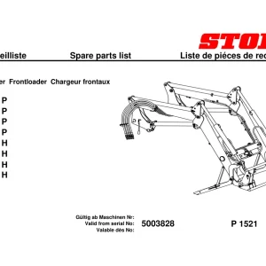 Stoll Fe 650 750 850 950 P H 2013 Parts Manual