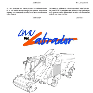 Storti Dmu 140 Labrador Parts Manual