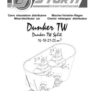 Storti Dunker Tw Parts Manual